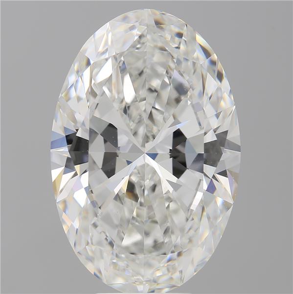 8.60 ct. oval Lab Grown Diamond front image