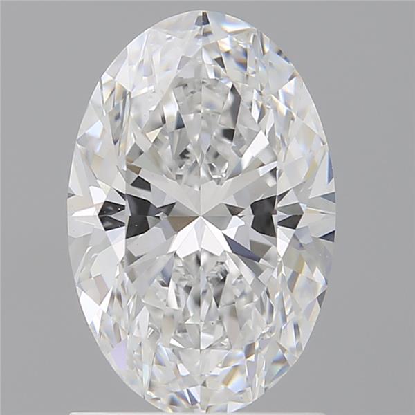 1.58 ct. oval Lab Grown Diamond front image