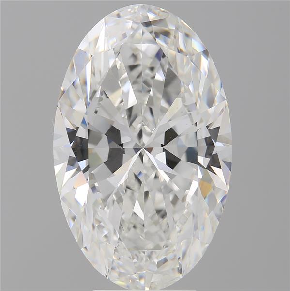 7.05 ct. oval Lab Grown Diamond front image