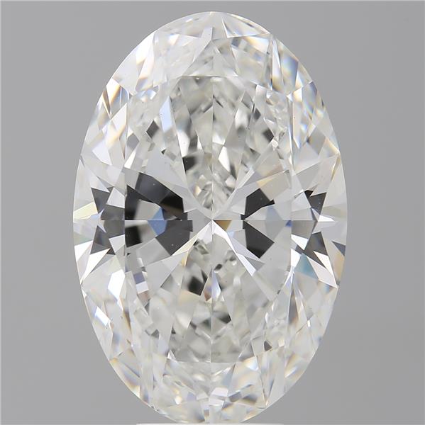 7.60 ct. oval Lab Grown Diamond front image
