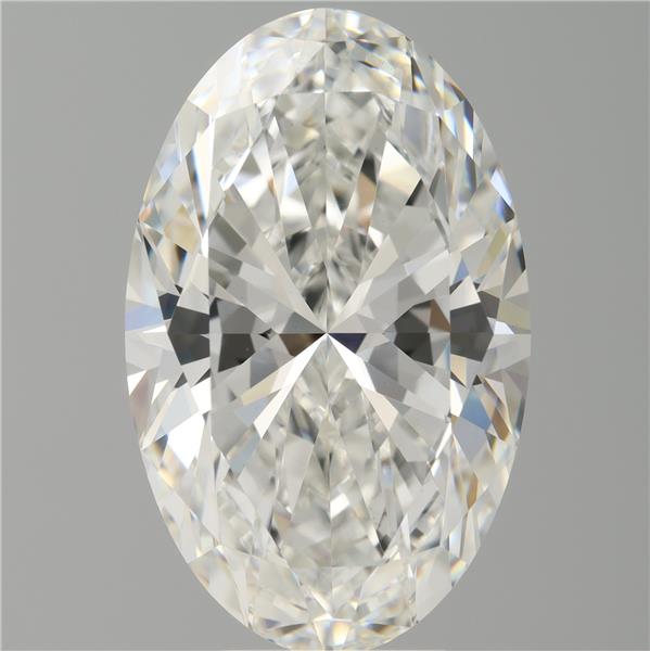 7.03 ct. oval Lab Grown Diamond front image