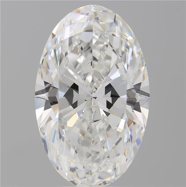 7.03 ct. oval Lab Grown Diamond front image