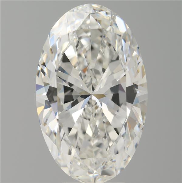 6.51 ct. oval Lab Grown Diamond front image