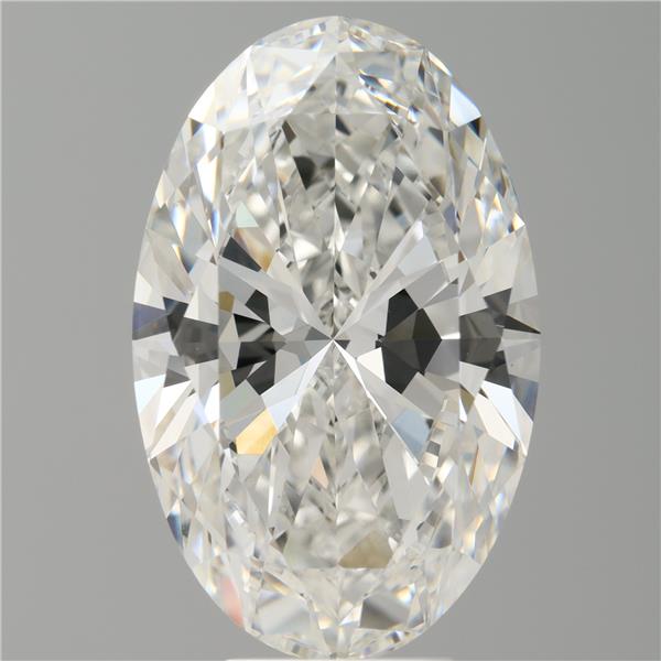 7.03 ct. oval Lab Grown Diamond front image