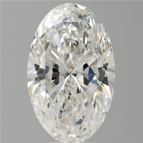 7.09 ct. oval Lab Grown Diamond front image