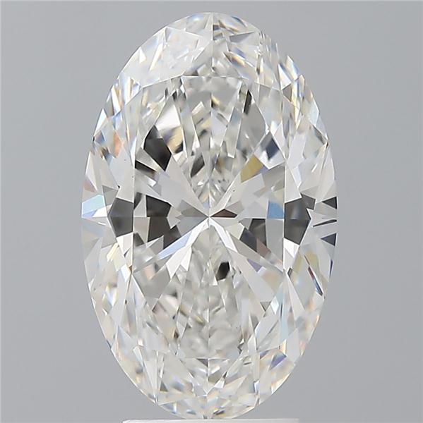 4.10 ct. oval Lab Grown Diamond front image