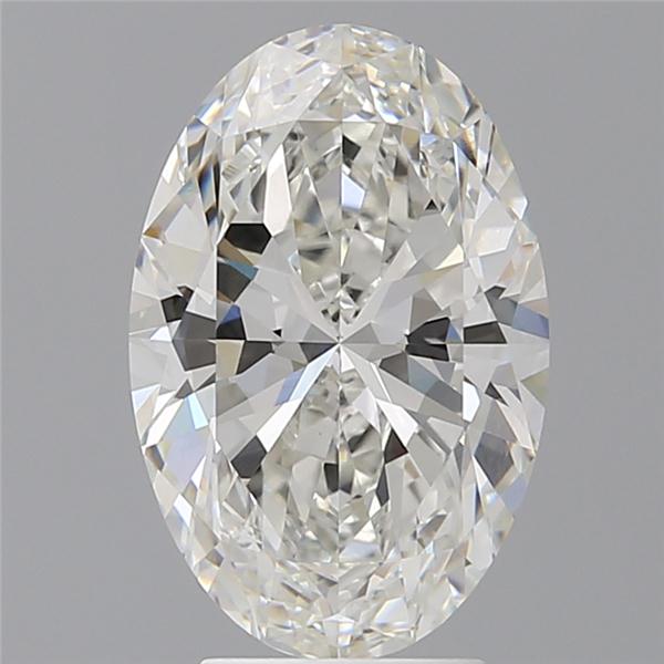 4.05 ct. oval Lab Grown Diamond front image