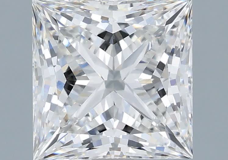 2.07 ct. princess Lab Grown Diamond front image