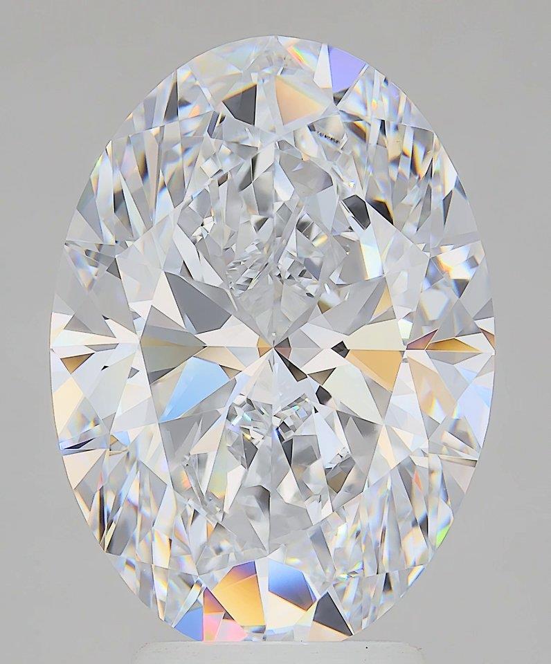 5.01 ct. oval Lab Grown Diamond front image
