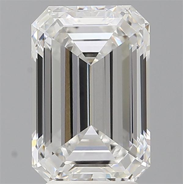 3.55 ct. emerald Lab Grown Diamond front image