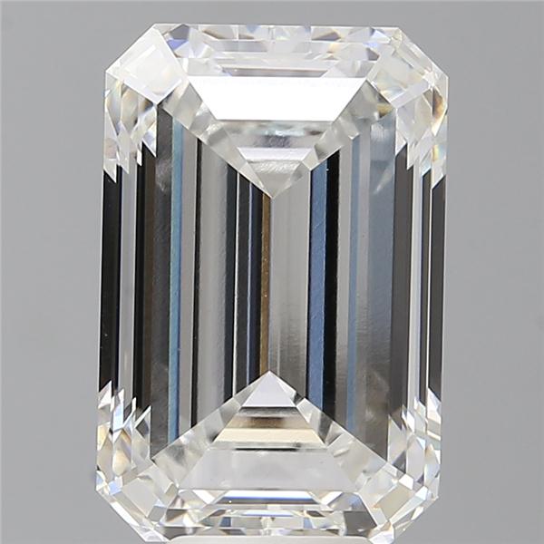 8.01 ct. emerald Lab Grown Diamond front image