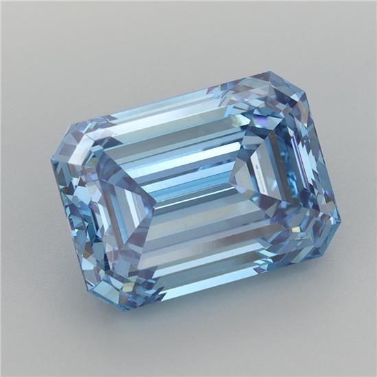 5.53 ct. emerald Lab Grown Diamond front image
