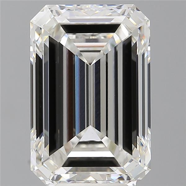 7.55 ct. emerald Lab Grown Diamond front image