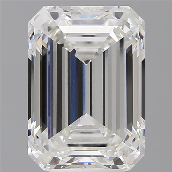 7.04 ct. emerald Lab Grown Diamond front image