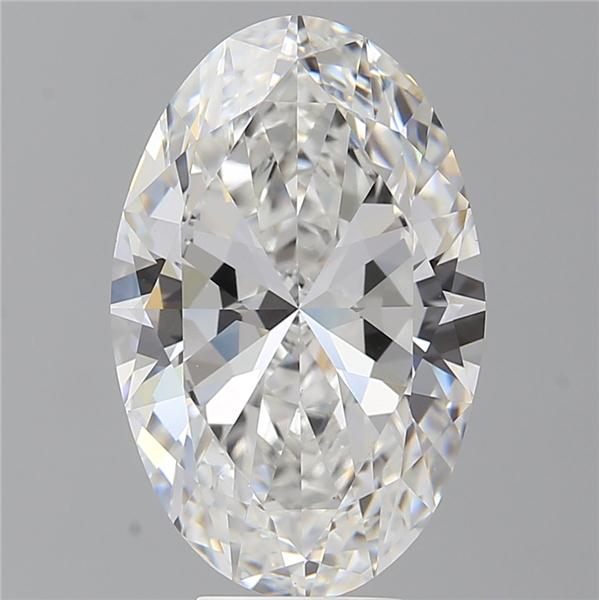 7.01 ct. oval Lab Grown Diamond front image
