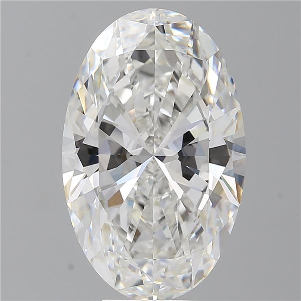 7.60 ct. oval Lab Grown Diamond front image