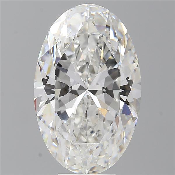 7.59 ct. oval Lab Grown Diamond front image