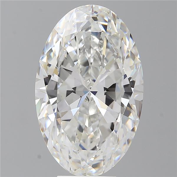 7.58 ct. oval Lab Grown Diamond front image