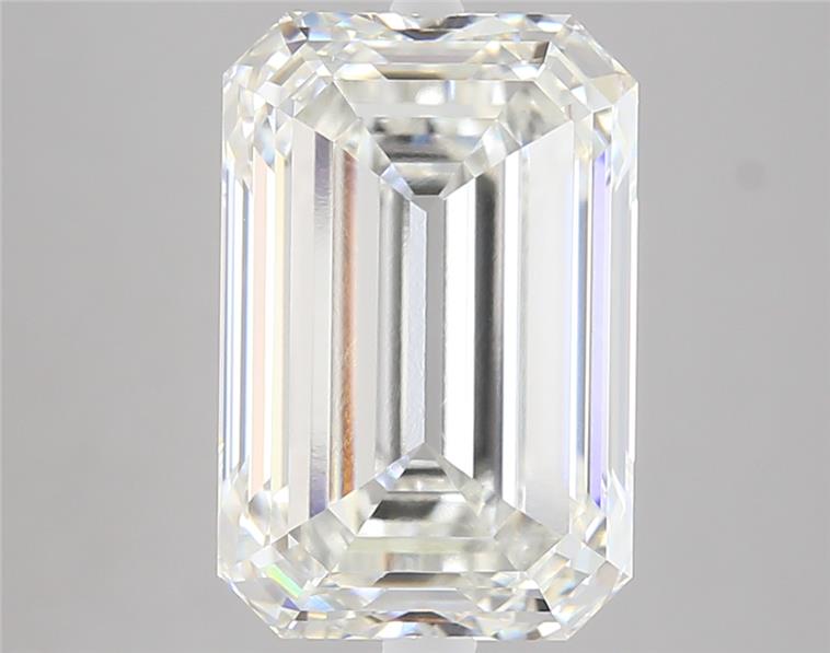6.04 ct. emerald Lab Grown Diamond front image