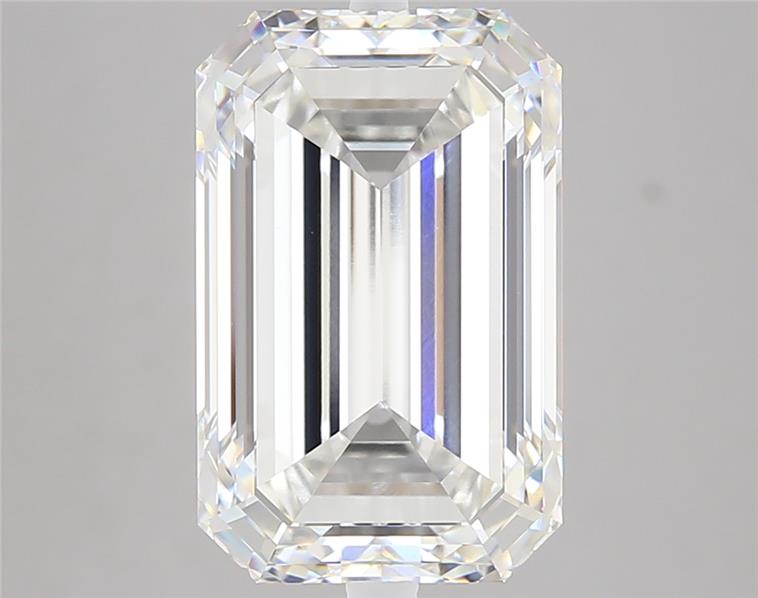 7.01 ct. emerald Lab Grown Diamond front image