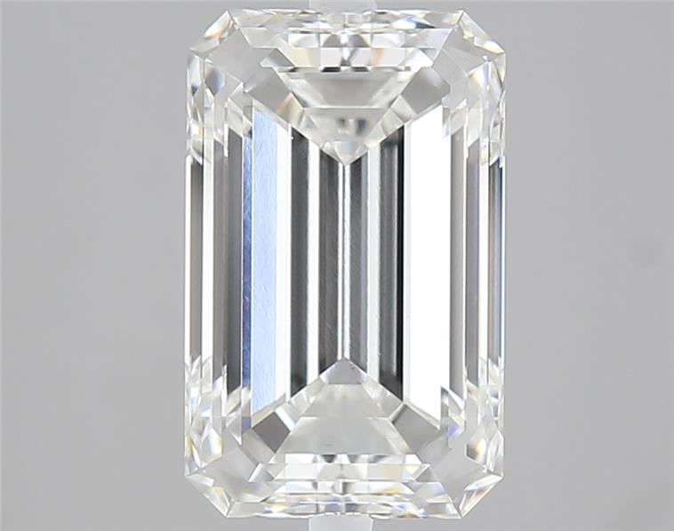 3.04 ct. emerald Lab Grown Diamond front image