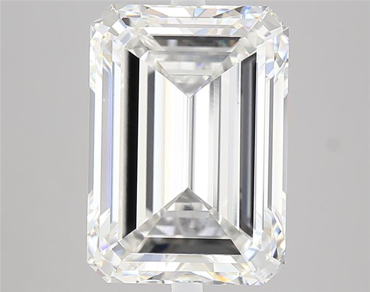 6.03 ct. emerald Lab Grown Diamond front image