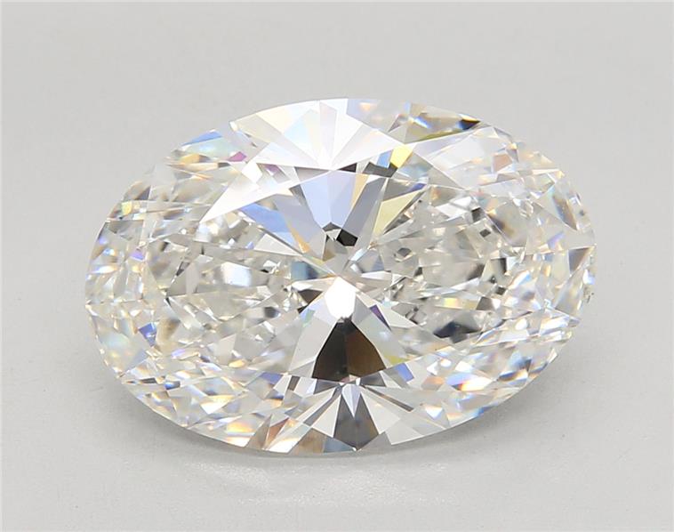 6.51 ct. oval Lab Grown Diamond front image
