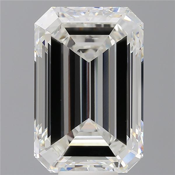 12.58 ct. emerald Lab Grown Diamond front image