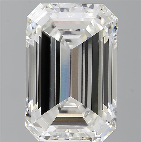 12.10 ct. emerald Lab Grown Diamond front image