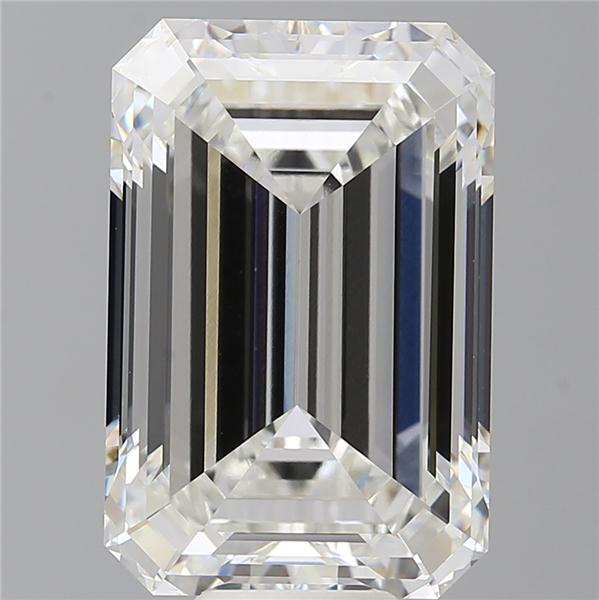 12.55 ct. emerald Lab Grown Diamond front image