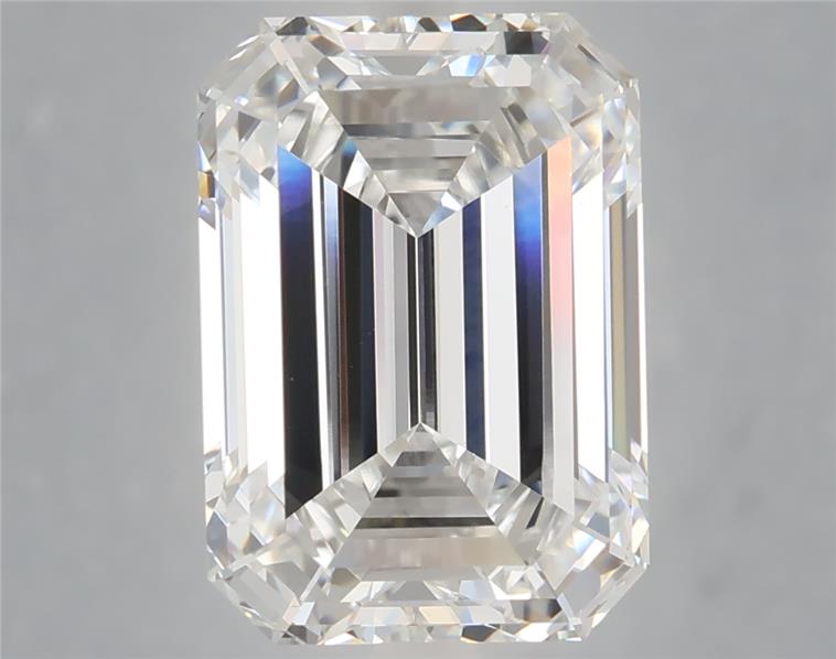 6.19 ct. emerald Lab Grown Diamond front image