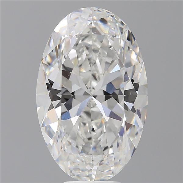 7.56 ct. oval Lab Grown Diamond front image