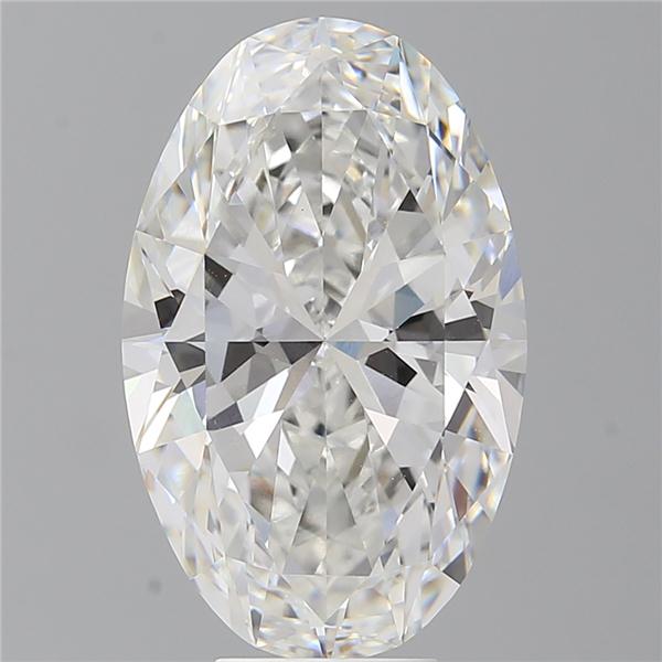 7.59 ct. oval Lab Grown Diamond front image