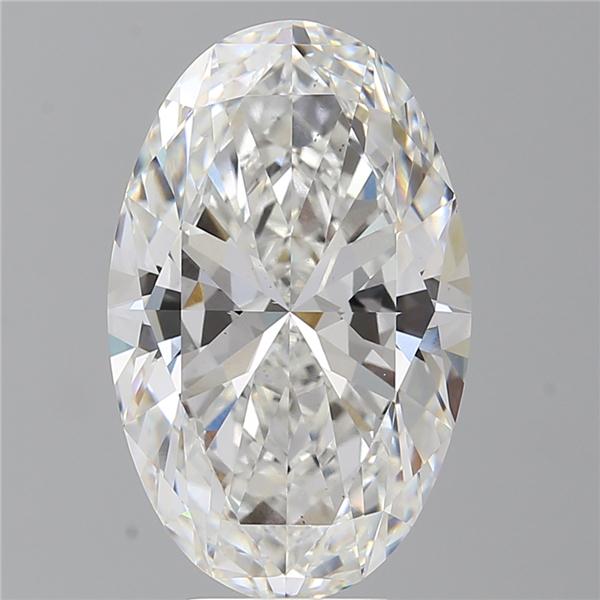 7.56 ct. oval Lab Grown Diamond front image