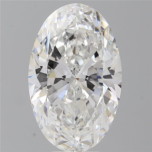 7.59 ct. oval Lab Grown Diamond front image