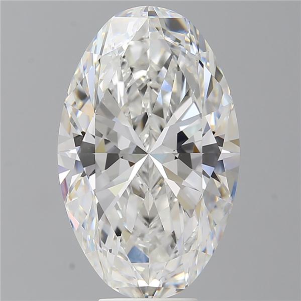 8.05 ct. oval Lab Grown Diamond front image