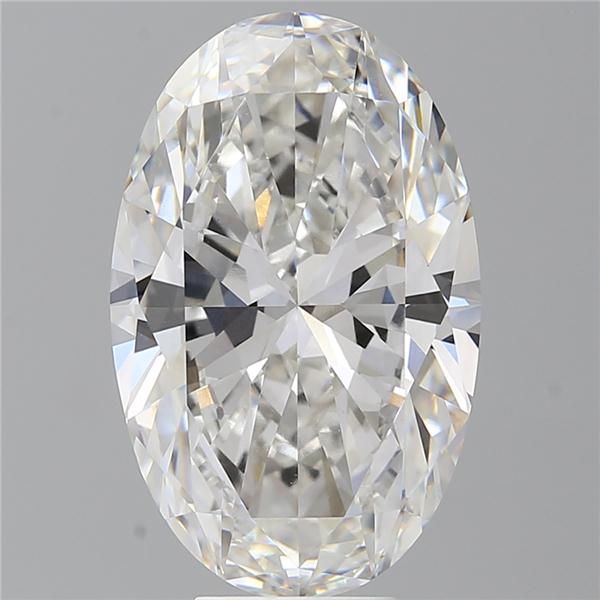 8.04 ct. oval Lab Grown Diamond front image