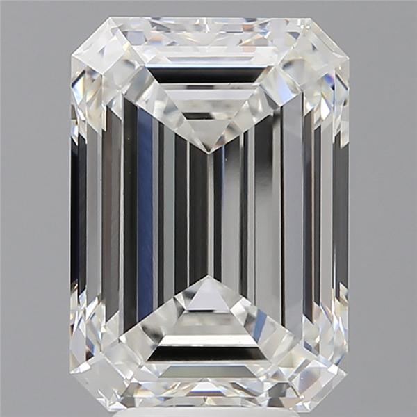 6.07 ct. emerald Lab Grown Diamond front image
