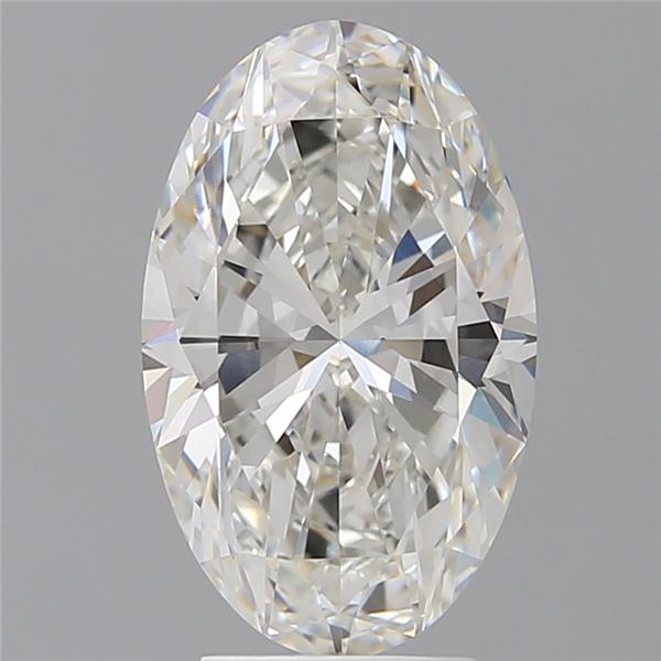 4.10 ct. oval Lab Grown Diamond front image