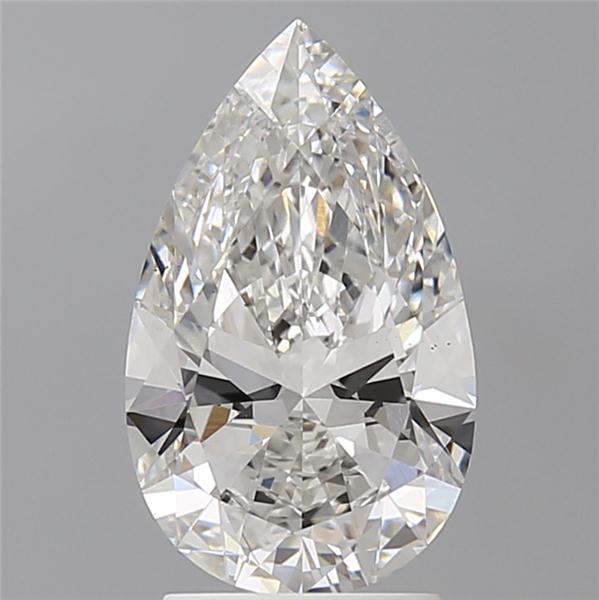2.50 ct. pear Lab Grown Diamond front image