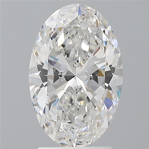 2.56 ct. oval Lab Grown Diamond front image