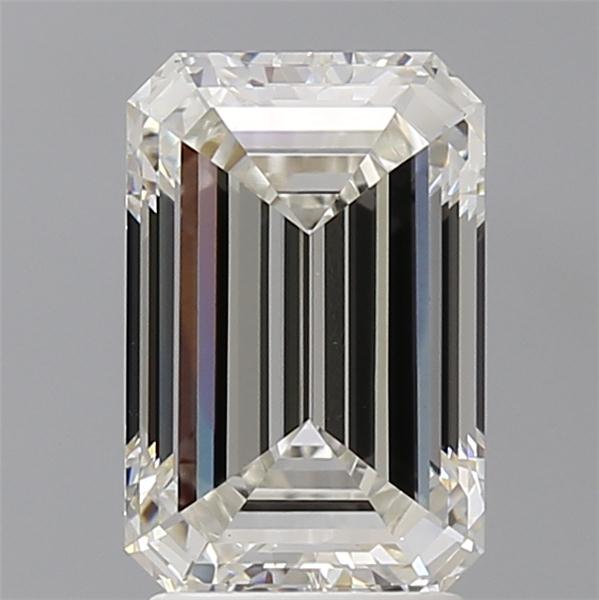3.02 ct. emerald Lab Grown Diamond front image