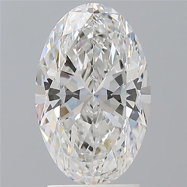 2.57 ct. oval Lab Grown Diamond front image