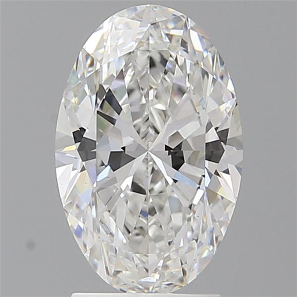 2.57 ct. oval Lab Grown Diamond front image