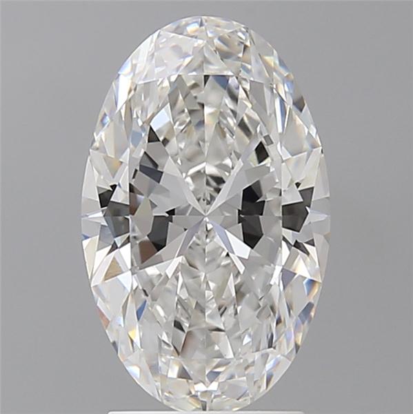 2.58 ct. oval Lab Grown Diamond front image