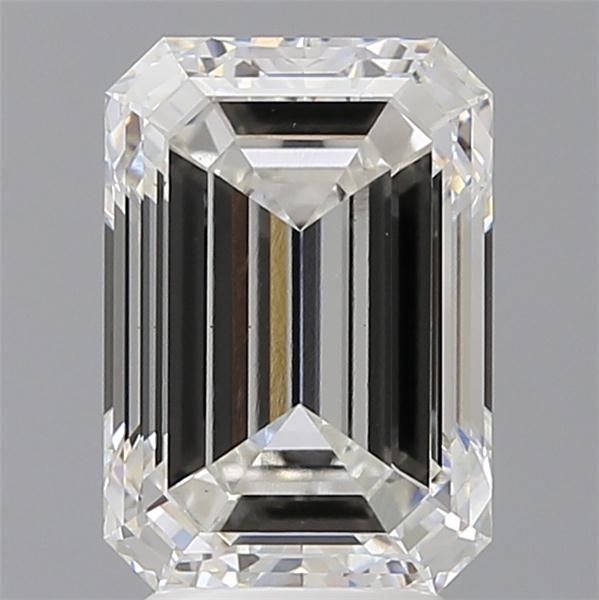 3.99 ct. emerald Lab Grown Diamond front image