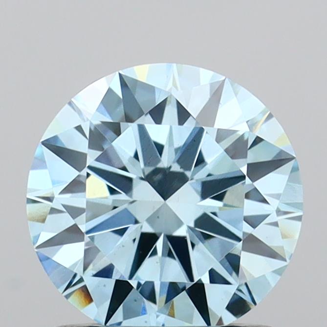 1 carat fancy vivid  blue VS2 EX Cut IGI round diamond