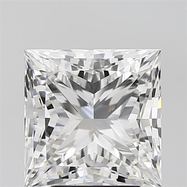 3.76 ct. princess Lab Grown Diamond front image