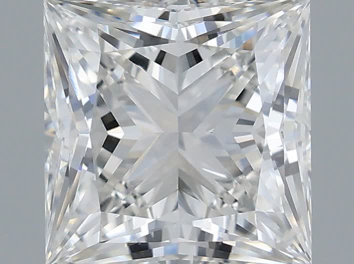 2.01 carat f VVS2 EX Cut IGI princess diamond