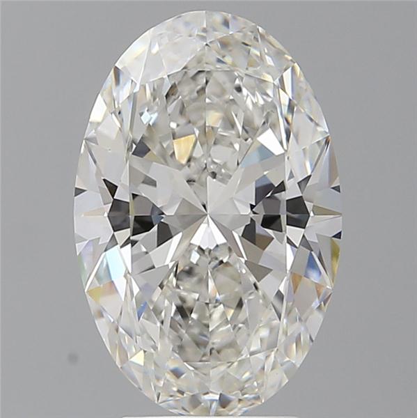 4.10 ct. oval Lab Grown Diamond front image